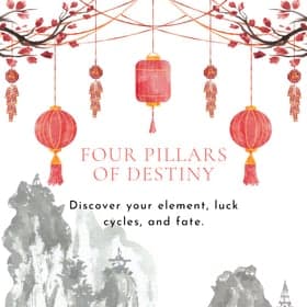 Four pillars of destiny – bazi – chinese astrology